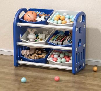 Plastic cartoon kindergarten toy cabinet